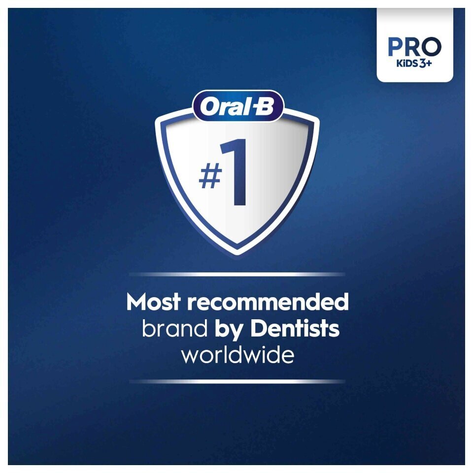 Oral-B Vitality Pro Kids 3+ Spiderman cena un informācija | Elektriskās zobu birstes | 220.lv