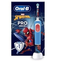 Oral-B Vitality Pro Kids 3+ Spiderman cena un informācija | Elektriskās zobu birstes | 220.lv
