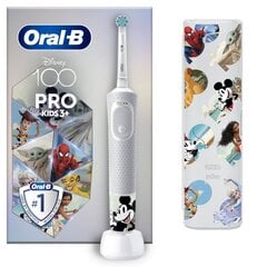 Oral-B Vitality Pro Kids 3+ Disney 100 + Travel Case цена и информация | Электрические зубные щетки | 220.lv