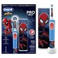 Oral-B Vitality Pro Kids 3+ Spiderman + Travel Case цена и информация | Elektriskās zobu birstes | 220.lv