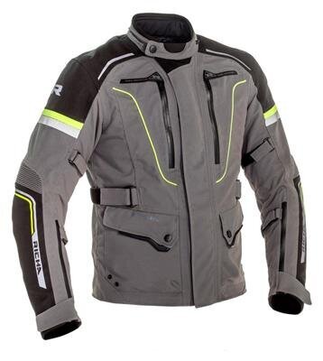 Vīriešu moto jaka Richa Infinity 2 Pro, pelēka cena un informācija | Moto jakas | 220.lv