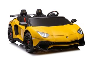 Двухместный электромобиль Lamborghini XXL A8803, желтый цена и информация | Электромобили для детей | 220.lv