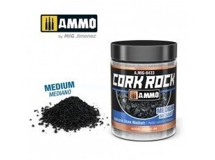 Granulas Ammo Mig Cork Rock Volcanic Rock Medium 8433, 100ml cena un informācija | Modelēšanas un zīmēšanas piederumi | 220.lv