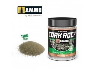 Гранулы Ammo Mig Cork Rock 8424, Stone Grey цена и информация | Принадлежности для рисования, лепки | 220.lv