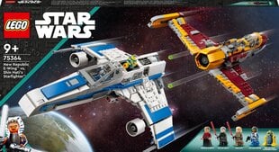 75364 LEGO® Star Wars E-wing™ Новой Республики против истребителя Шин Хати™ цена и информация | Kонструкторы | 220.lv