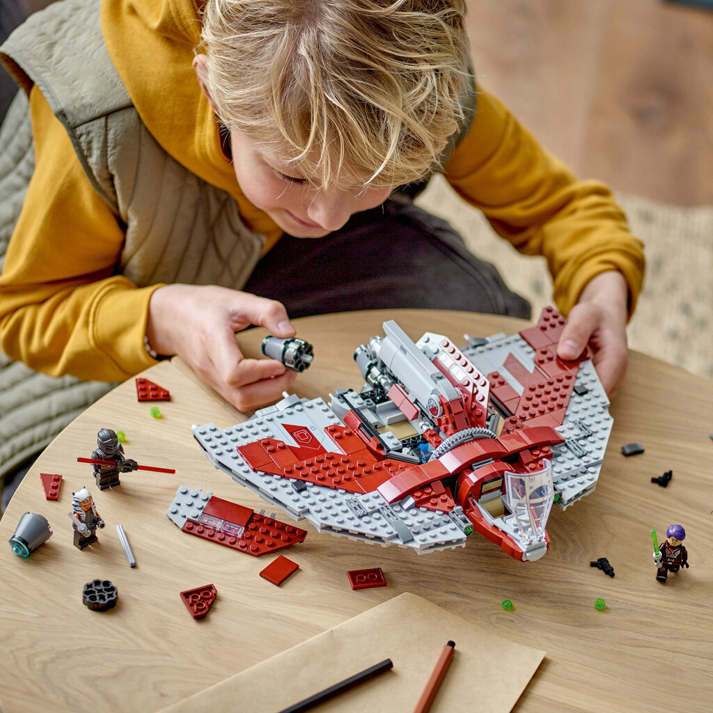 75362 LEGO® Star Wars Ahsoka Tano džedu gaisa kuģis T-6 cena un informācija | Konstruktori | 220.lv