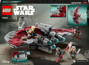 75362 LEGO® Star Wars Ahsoka Tano džedu gaisa kuģis T-6 cena un informācija | Konstruktori | 220.lv