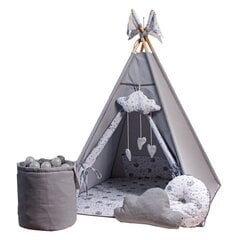 Детская вигвам-палатка GoldenKids, серый цена и информация | Детские игровые домики | 220.lv