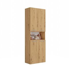 Шкаф для ванной комнаты Top E Shop NEL DK 2K, коричневый цвет цена и информация | Шкафчики для ванной | 220.lv