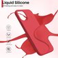 Maciņš Liquid Silicone 1.5mm Xiaomi Redmi 12/Redmi Note 12R sarkans cena un informācija | Telefonu vāciņi, maciņi | 220.lv