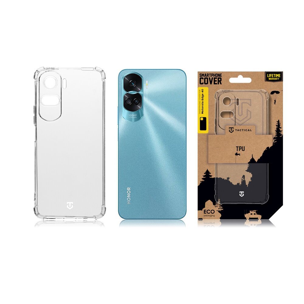 Tactical TPU Plyo Cover for Honor 90 Lite Transparent цена | 220.lv