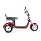Elektriskais trīsriteņu mopēds Shansu CP7.0, sarkans cena un informācija | Elektro motorolleri | 220.lv