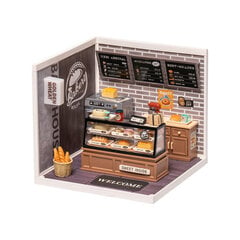 Rolife Super Creator Golden Wheat Bakery Plastic DIY Miniature House Kit DW005 цена и информация | Kонструкторы | 220.lv