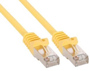 InLine 72511Y, RJ45 CAT5e SF/UTP, 1 m цена и информация | Кабели и провода | 220.lv