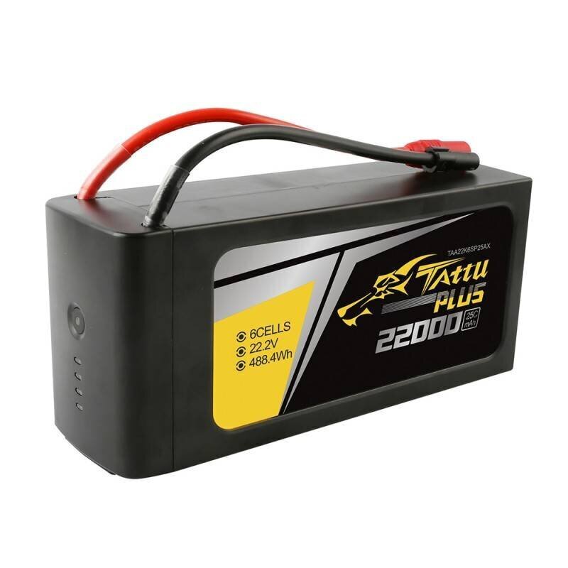 Akumulators Tattu Plus 22000 mAh 22,2 v 25c 6S1p AS150+XT150 cena un informācija | Akumulatori | 220.lv