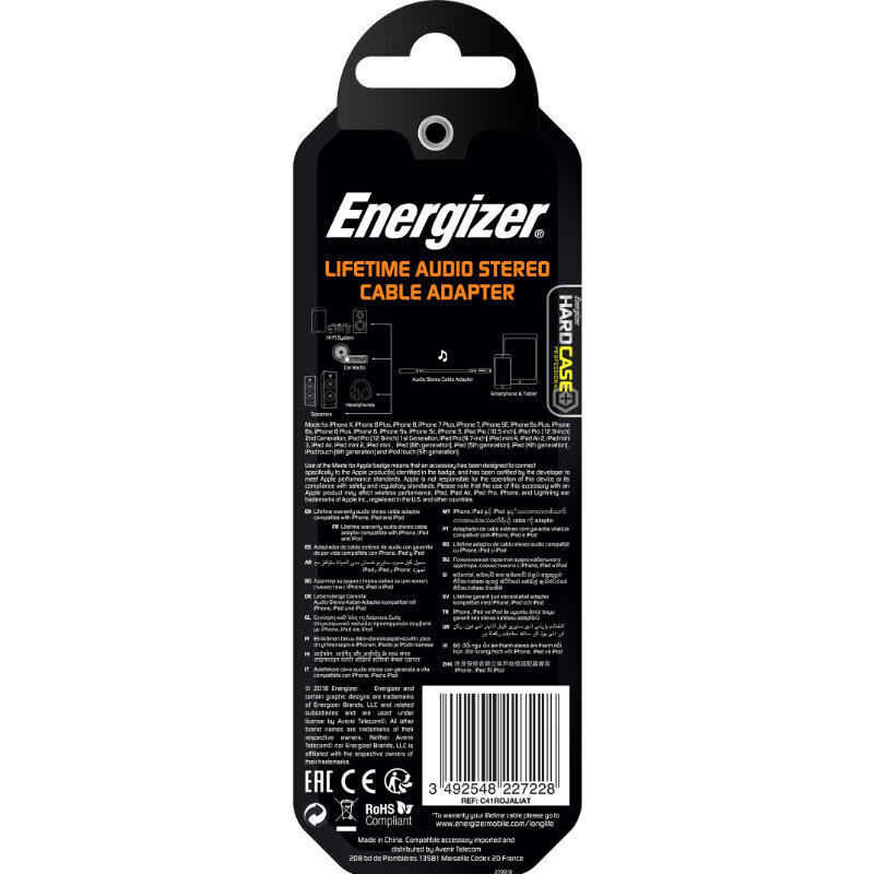 Energizer C41ROJALIAT cena un informācija | Adapteri un USB centrmezgli | 220.lv