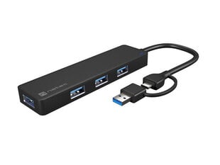 Natec USB 3.0 HUB цена и информация | Адаптеры и USB разветвители | 220.lv