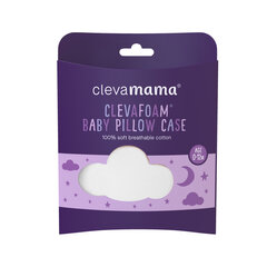 Наволочка Clevamama ClevaFoam, белый цена и информация | Детское постельное бельё | 220.lv