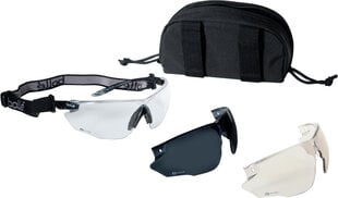 Комплект спортивных очков Bolle Combat Tactical, черный цвет цена и информация | Спортивные очки | 220.lv