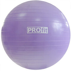 Vingrošanas bumba ar pumpi Profit DK 2102, 45 cm, violeta cena un informācija | Vingrošanas bumbas | 220.lv