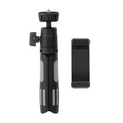 Tripod with phone clamp PULUZ PU637B black mini цена и информация | Держатели для телефонов | 220.lv