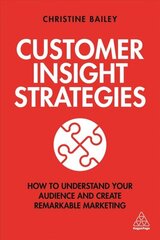Customer Insight Strategies: How to Understand Your Audience and Create Remarkable Marketing цена и информация | Книги по экономике | 220.lv