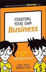 Starting Your Own Business: Become an Entrepreneur! цена и информация | Книги для подростков и молодежи | 220.lv