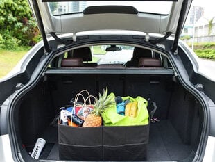 Mašīnas bagāžnieka organizatoriskā soma, 53x25,5x38 cm cena un informācija | Automašīnas salona daļas | 220.lv