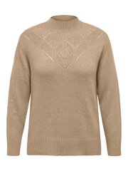 Only Carmakoma женский пуловер 15296580*01, бежевый 5715427659049 цена и информация | Женские кофты | 220.lv