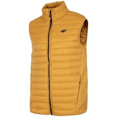 Veste vīriešiem 4F M H4Z22 KUMP001 71S, dzeltena цена и информация | Мужские жилетки | 220.lv