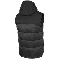 Veste vīriešiem 4F M H4Z22 KUMP002 20S, melna cena un informācija | Vīriešu vestes | 220.lv