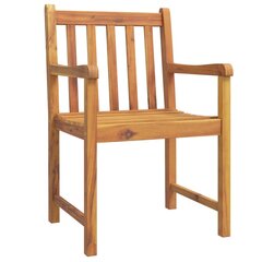 8 gab. dārza krēslu komplekts vidaXL, brūni cena un informācija | Dārza krēsli | 220.lv