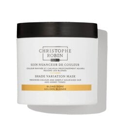 Krāsojoša matu maska Christophe Robin Shade Variation Mask - Golden Blonde, 250 ml cena un informācija | Matu uzlabošanai | 220.lv