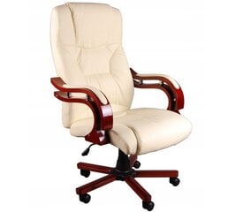 Biroja krēsls ar masāžas funkciju Giosedio BSL005M, bēšā krāsā цена и информация | Офисные кресла | 220.lv