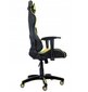 Spēļu krēsls Giosedio GSA413, melns/dzeltens cena un informācija | Biroja krēsli | 220.lv