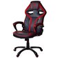 Spēļu krēsls Giosedio GPR041, melns/sarkans cena un informācija | Biroja krēsli | 220.lv