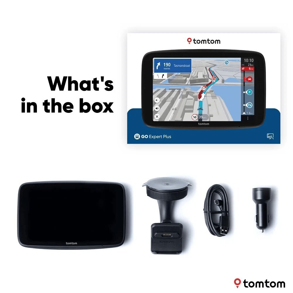 Tomtom AUTOMAŠĪNAS GPS NAVIGĀCIJAS SYS 7"/EXPERT 7+ 1YD7.002.20 TOMTOM cena un informācija | Auto GPS | 220.lv