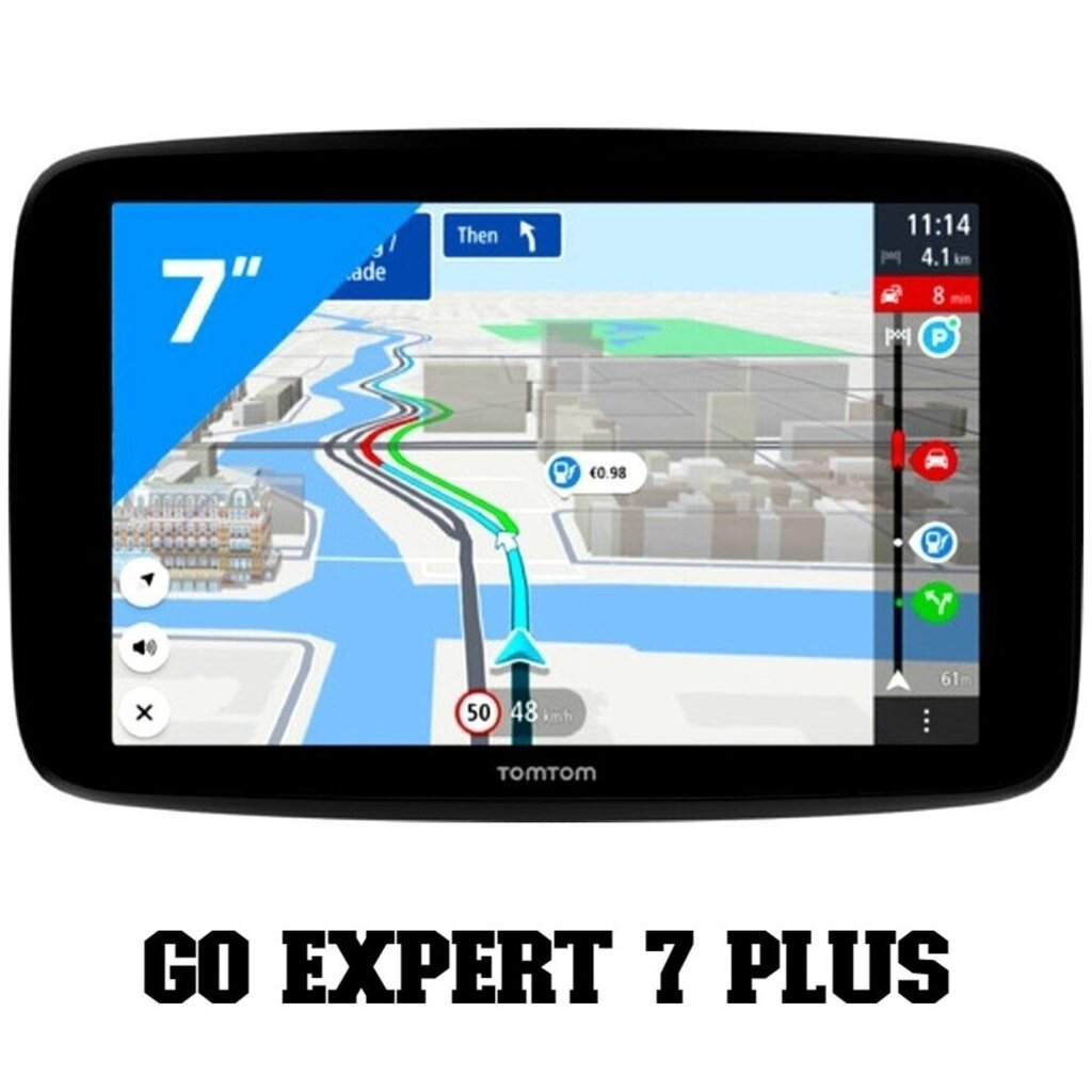 Tomtom AUTOMAŠĪNAS GPS NAVIGĀCIJAS SYS 7"/EXPERT 7+ 1YD7.002.20 TOMTOM cena un informācija | Auto GPS | 220.lv