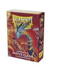 Kārtis Dragon Shield Japanese Matte Clear Outer Sleeves, 60 gab. cena un informācija | Galda spēles | 220.lv
