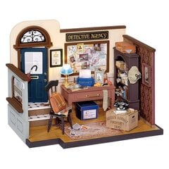 Rolife Mose's Detective Agency DIY Miniature House Kit DG157 цена и информация | Kонструкторы | 220.lv