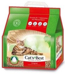 Pakaiši kaķiem JRS Cat'S best eco plus, 5x7 L, 15 kg cena un informācija | Kaķu smiltis, pakaiši | 220.lv