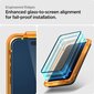 Spigen ALM Glass FC iPhone 15 Plus ekrāna aizsargstikls, 2 gab. cena un informācija | Ekrāna aizsargstikli | 220.lv