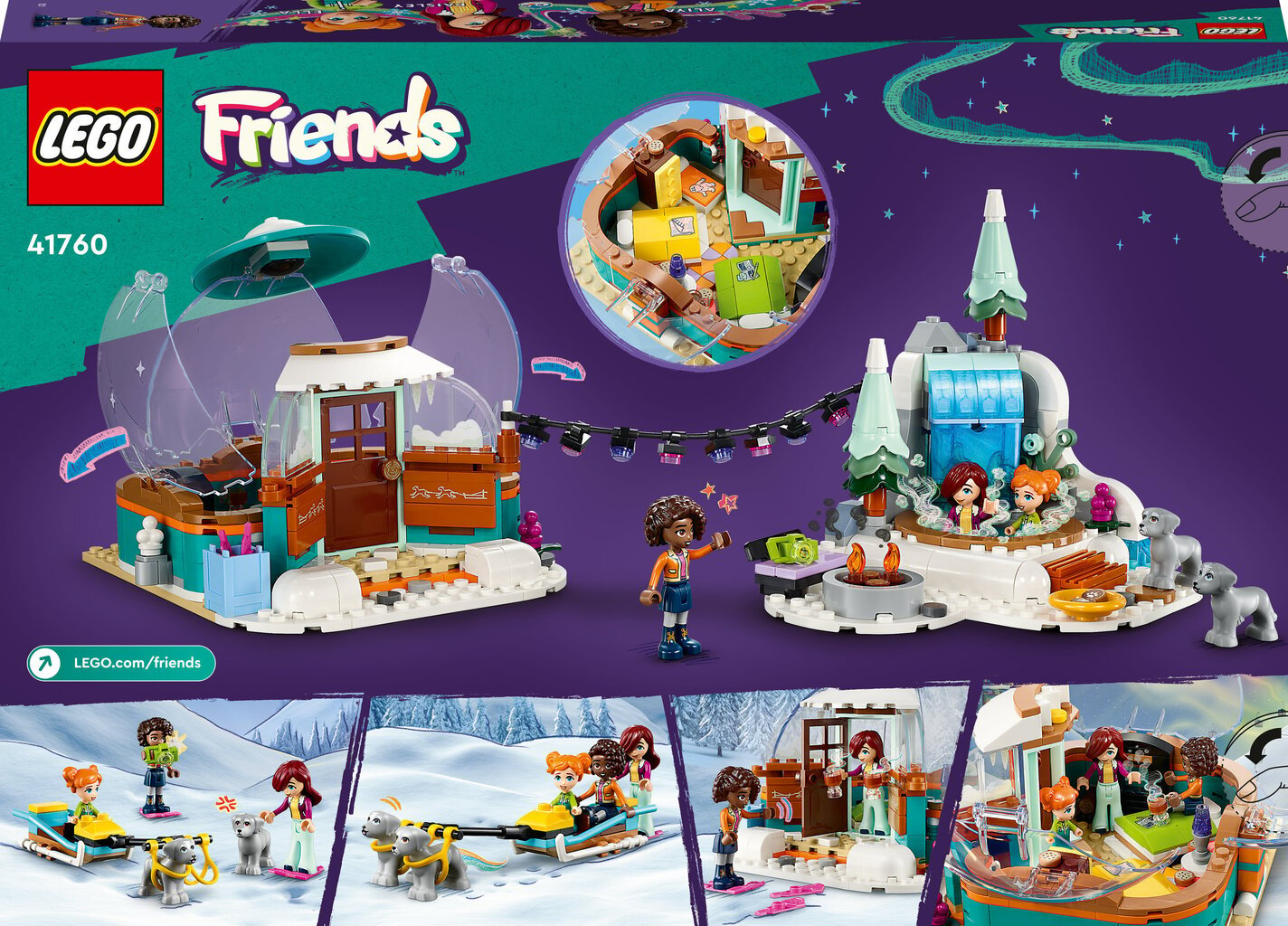 41760 LEGO® Friends Brīvdienu piedzīvojumi Iglu cena un informācija | Konstruktori | 220.lv