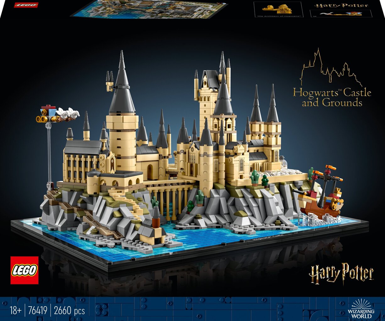 76419 LEGO® Harry Potter Hogvartsas pils un apkārtne cena un informācija | Konstruktori | 220.lv