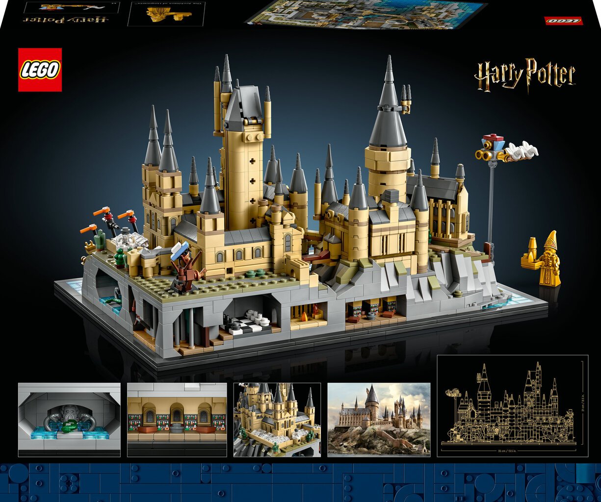 76419 LEGO® Harry Potter Hogvartsas pils un apkārtne cena un informācija | Konstruktori | 220.lv