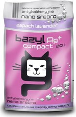 Pakaiši kaķiem Basil Ag+ Compact, 20 L cena un informācija | Kaķu smiltis, pakaiši | 220.lv