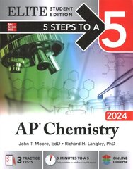 5 Steps to a 5: AP Chemistry 2024 Elite Student Edition cena un informācija | Ekonomikas grāmatas | 220.lv
