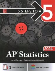 5 Steps to a 5: AP Statistics 2024 цена и информация | Книги по экономике | 220.lv