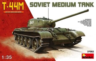 Līmējošais modelis MiniArt 37002 Medium Tank T-44M 1/35 cena un informācija | Līmējamie modeļi | 220.lv