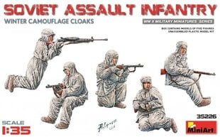 Līmējošais modelis MiniArt 35226 Assault Infantry Winter Camouflage Cloaks 1/35 cena un informācija | Līmējamie modeļi | 220.lv